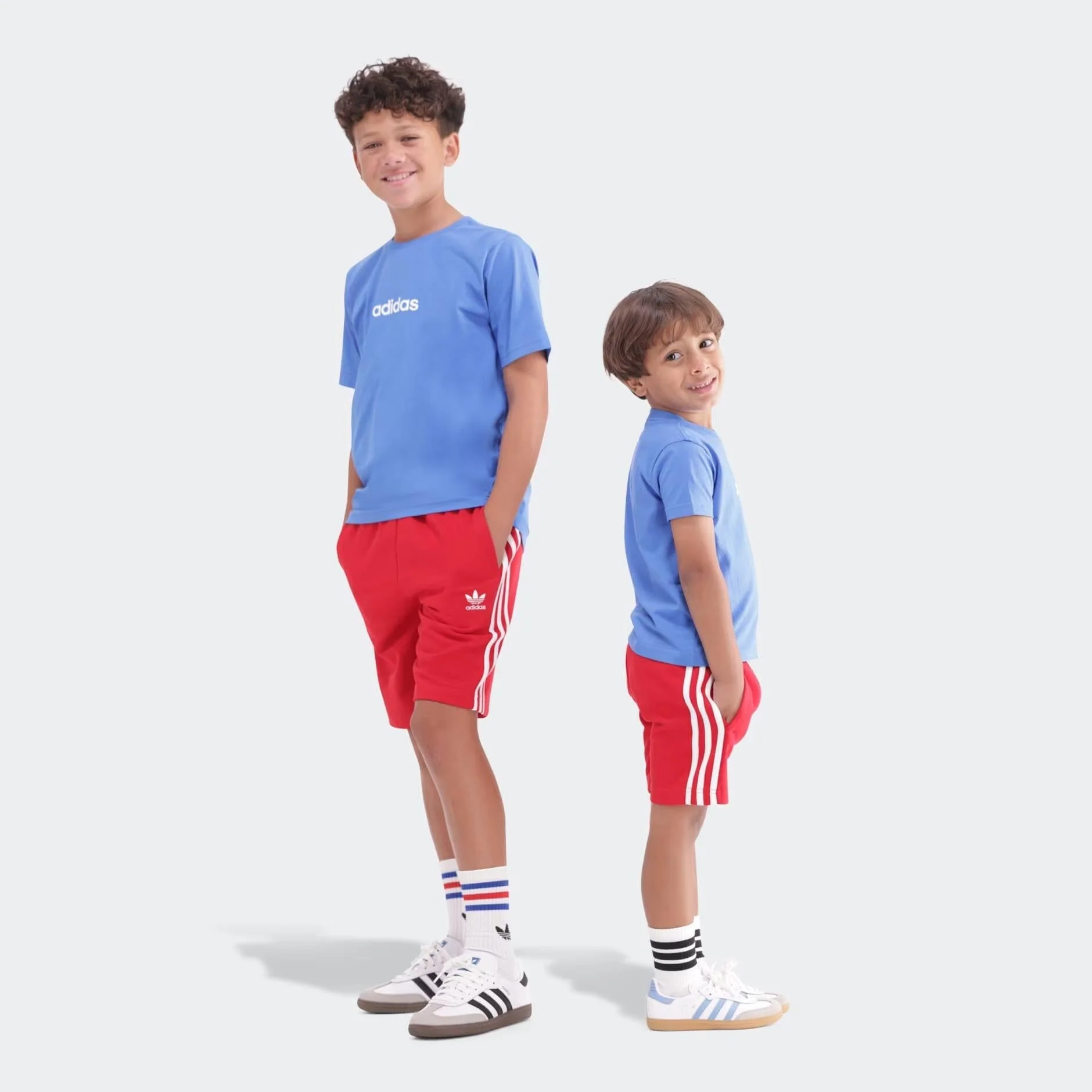 Adidas Boys Lin Tee Blue