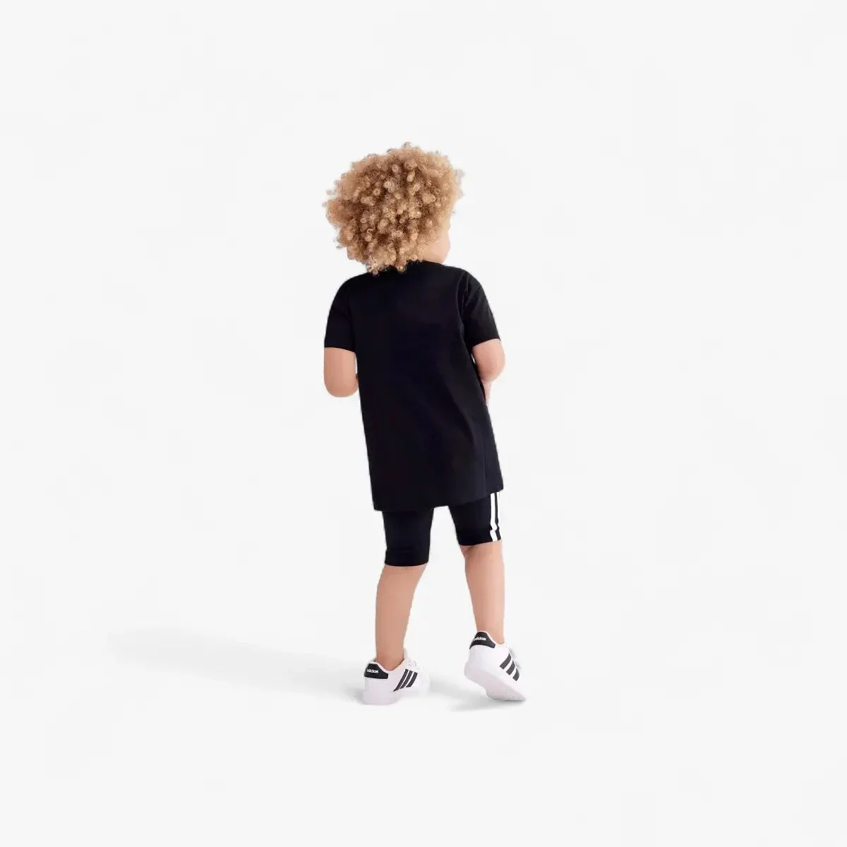 Adidas Boys Youth Ess Short Sleeve Tee Black - Image 4