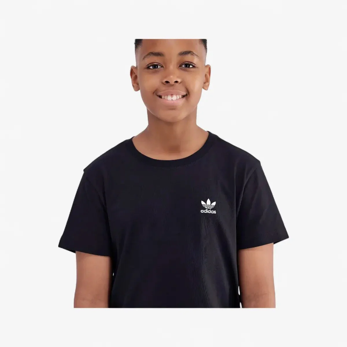 Adidas Boys Youth Ess Short Sleeve Tee Black - Image 5