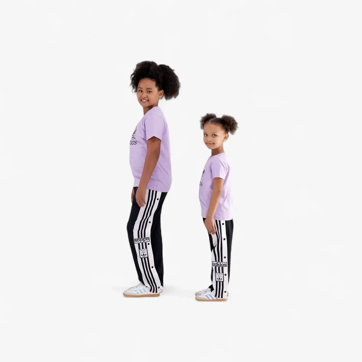 Adidas Girls Tref Short Sleeve Tee Powder Plum - Image 3