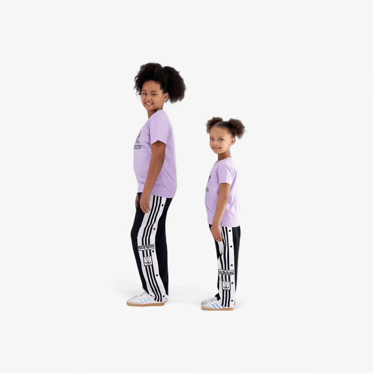 Adidas Girls Tref Short Sleeve Tee Powder Plum - Image 6