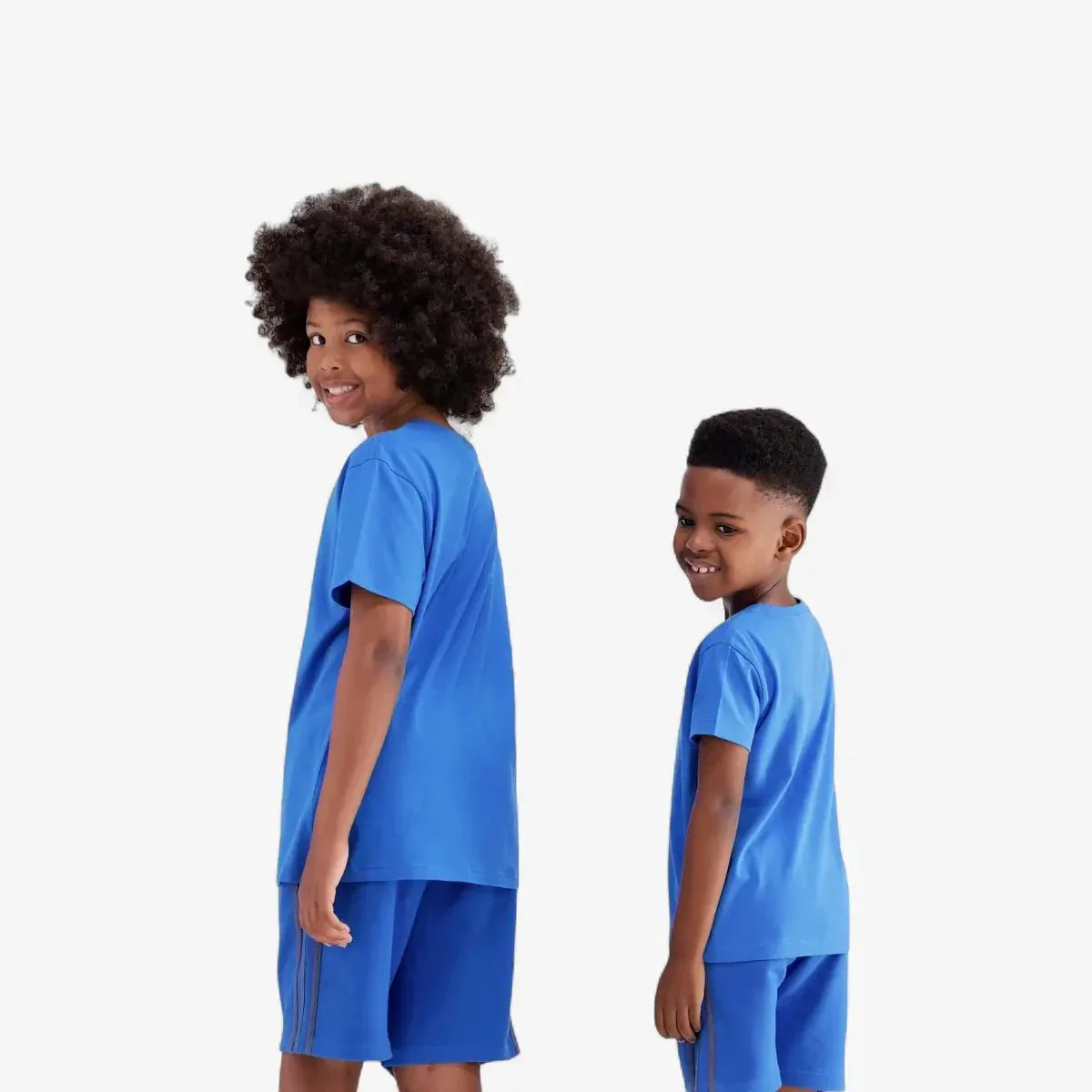 Adidas Kids Outline Tref Tee Blue Bird - Image 2