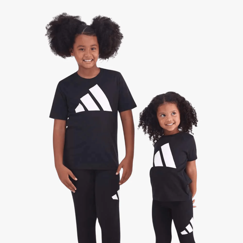Adidas Kids Short Sleeve Tee Black
