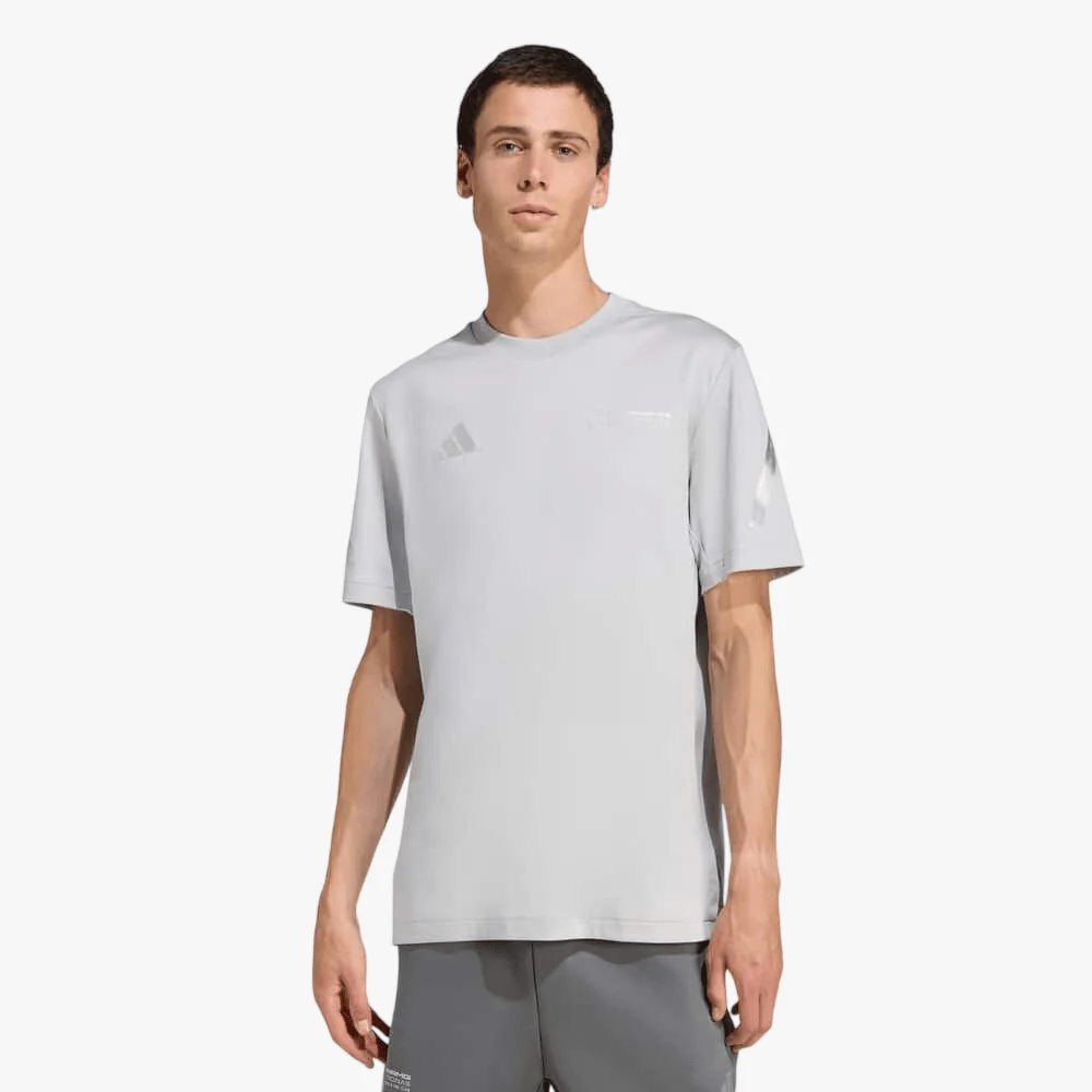 Adidas Mens Amg Petronas Formula One Team Silver Arrows Tee Grey