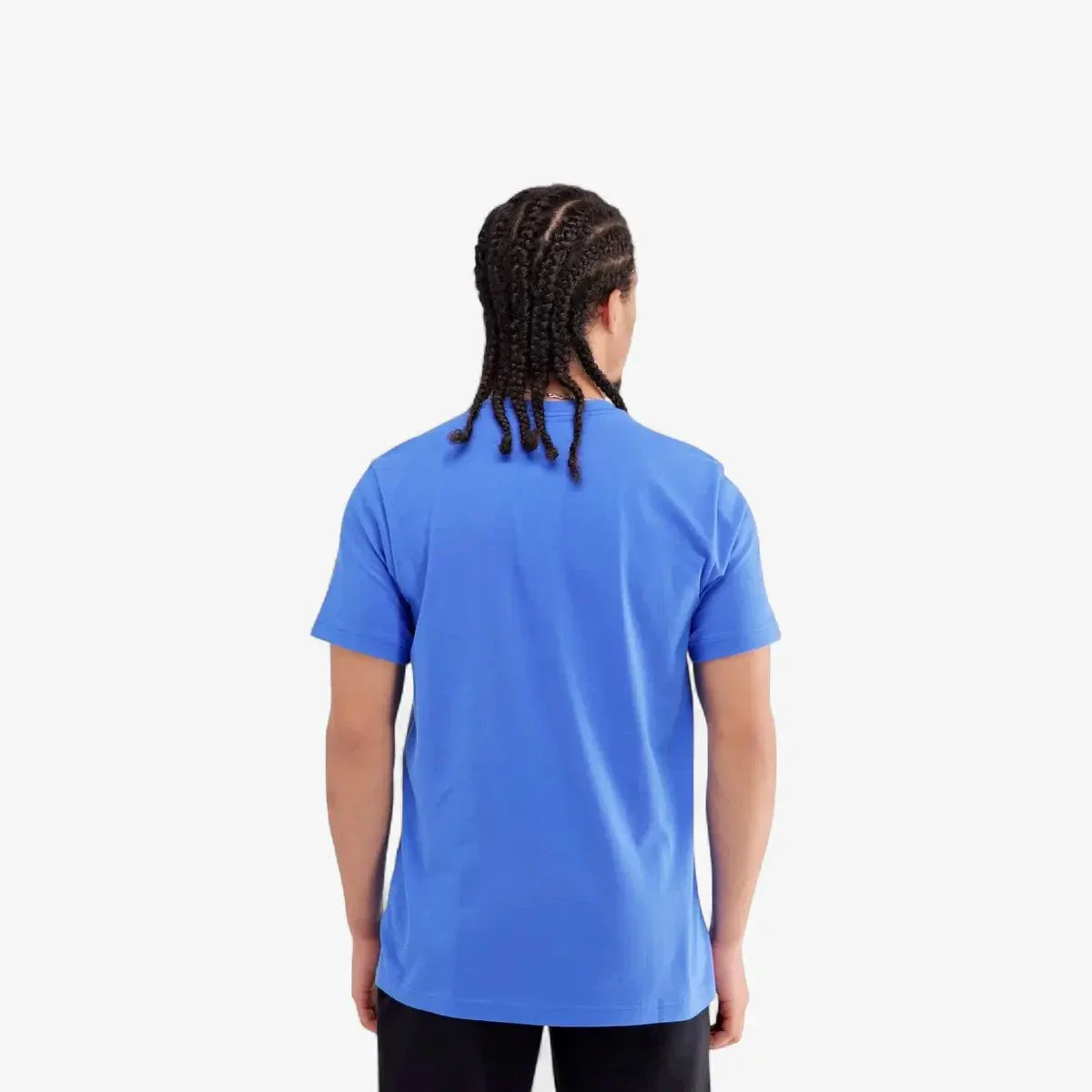 Adidas Mens Bl Sj Short Sleeve Tee Bright Royal - Image 4