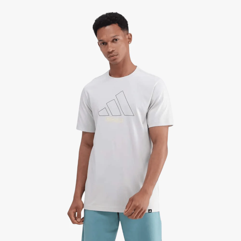Adidas Mens Doodle Bos Short Sleeve Tee Green