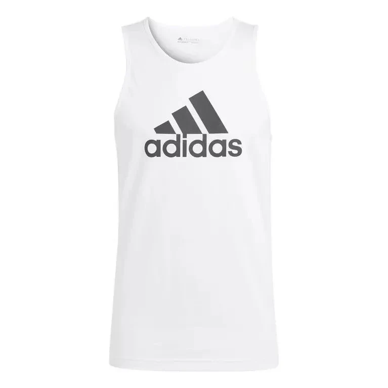 adidas Mens M Bl Sj Tank Top White