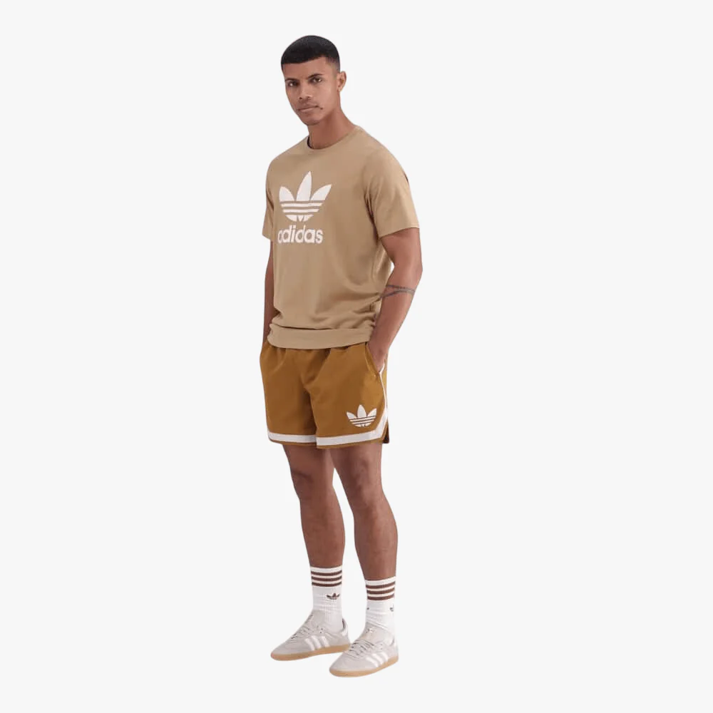 Adidas Mens Tref Short Sleeve Tee Cardboard