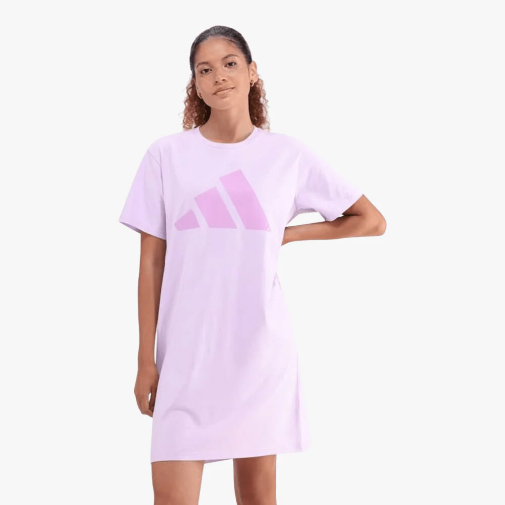 Adidas Womens Bos Logo T Dress Purple