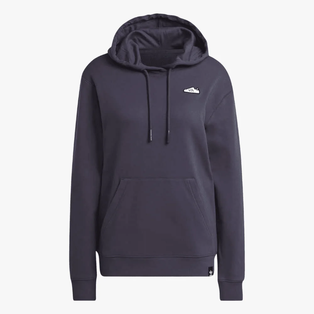 Adidas Womens Embroid Hoody Black