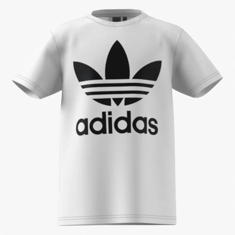 adidas Youth Tref Short Sleeve Tee White