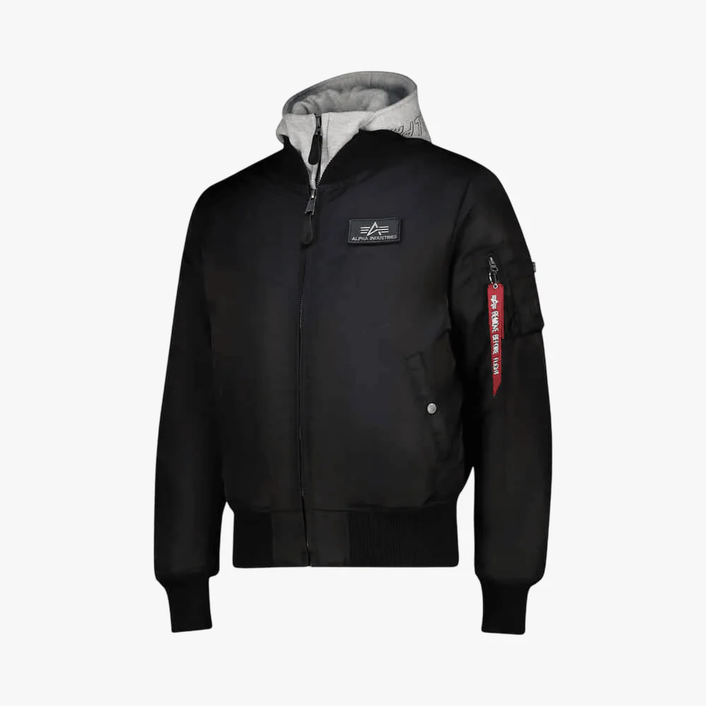 Alpha Industries Ma 1 Dtec Jacket Black Grey