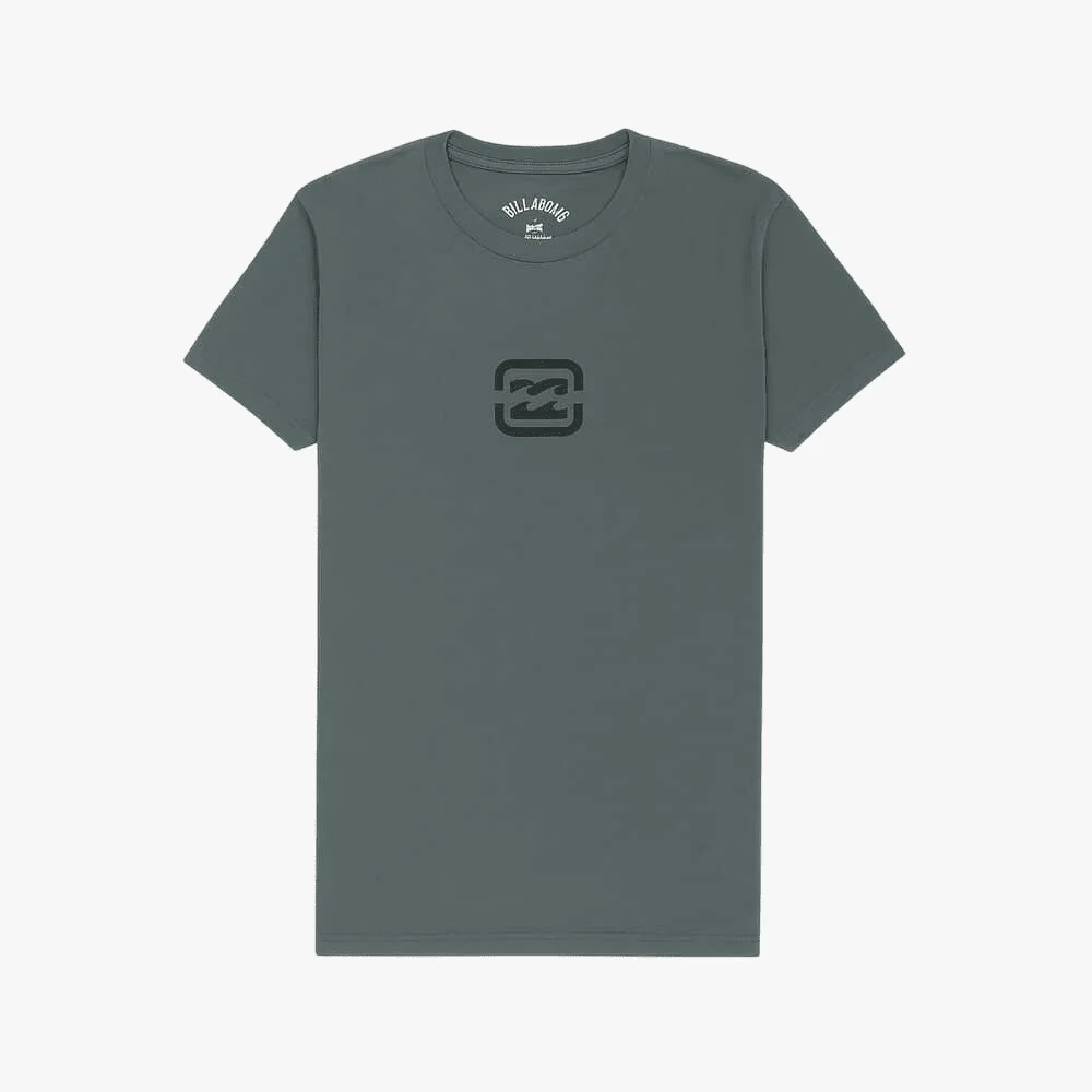 Billabong Mens Bracket Wave Short Sleeve Tee Pirate Black