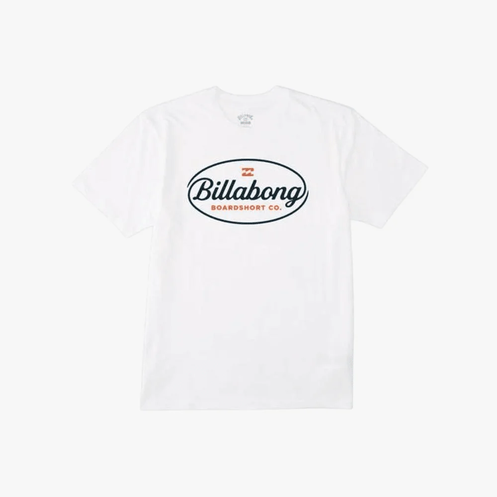 Billabong Mens Vista Short Sleeve Tee White