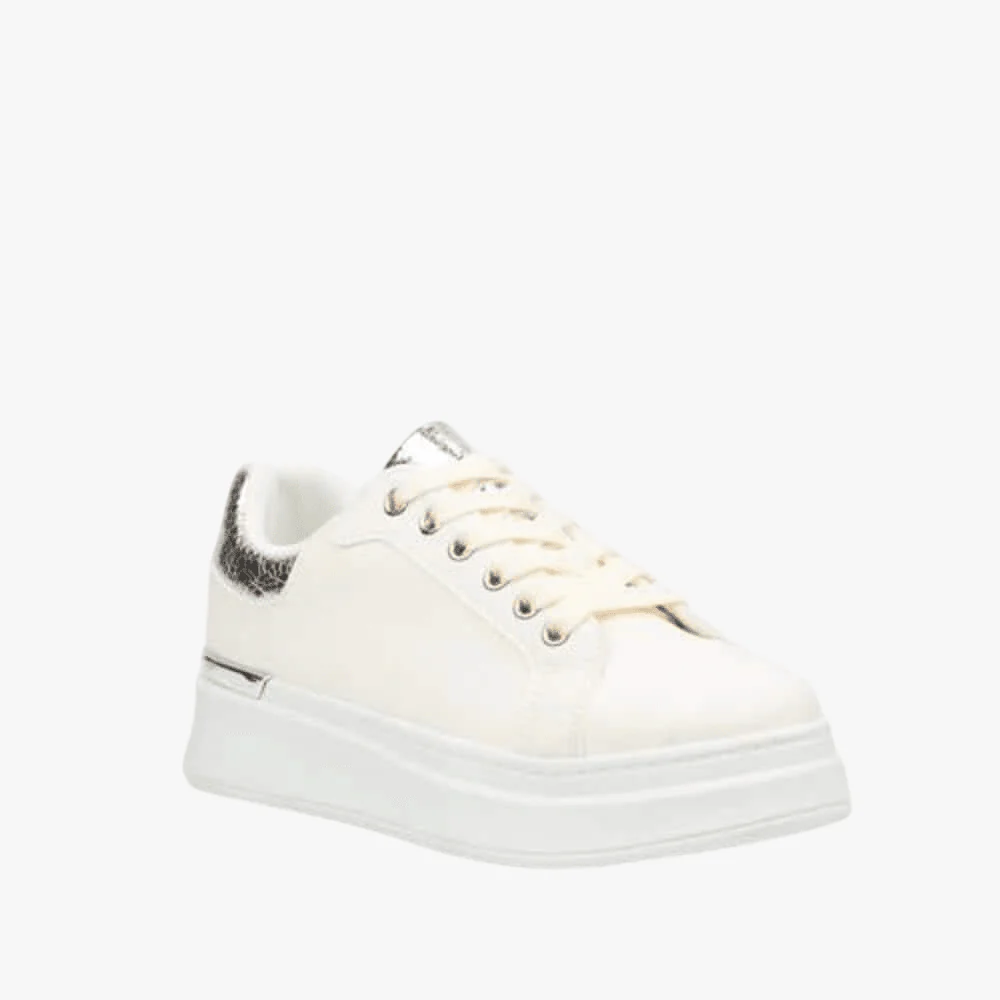 Butterfly Womens Campus 1 Sneaker White