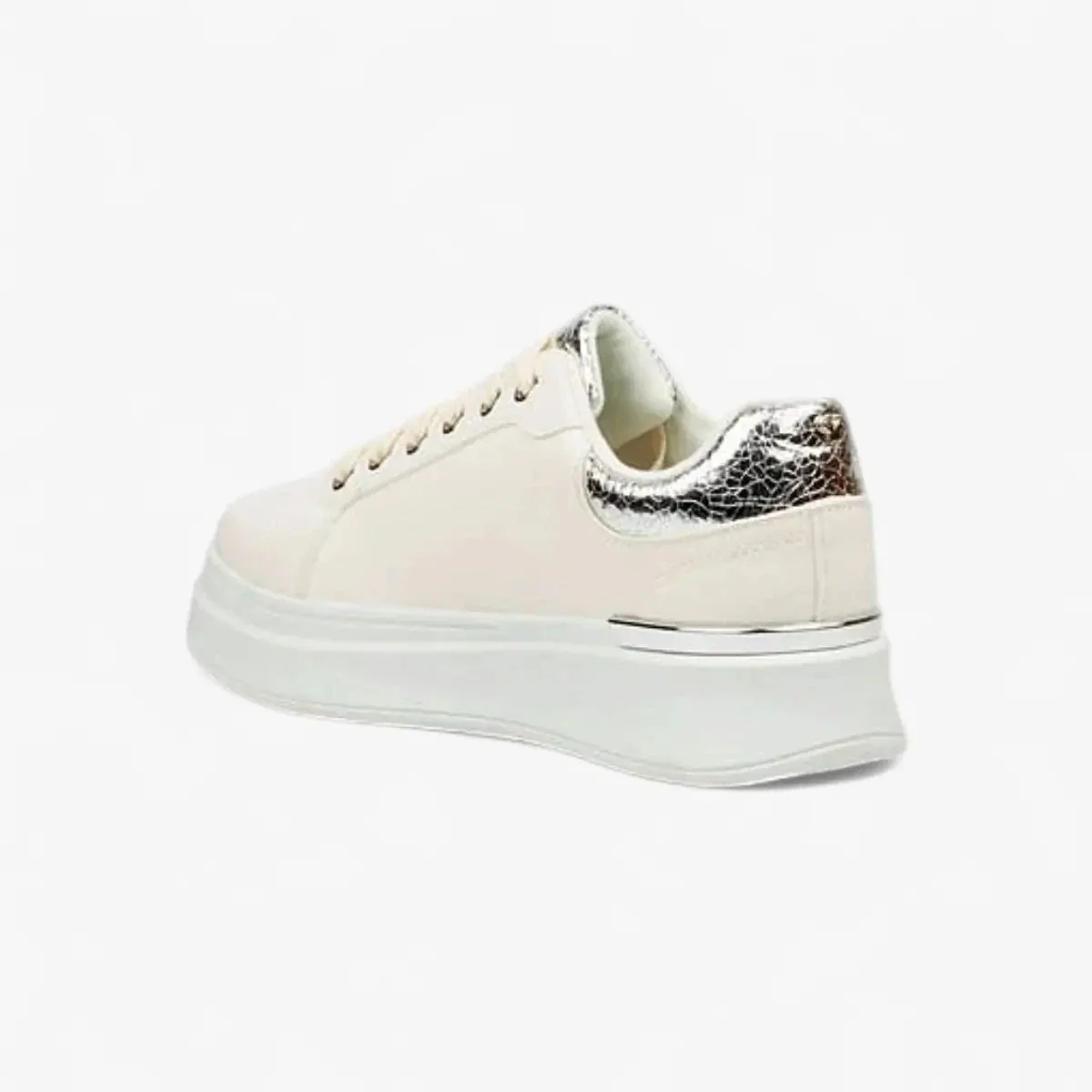 Butterfly Womens Campus 1 Sneaker White - Image 5