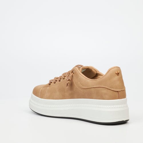 Butterfly Womens Senhora 15 Sneaker Taupe - Image 2