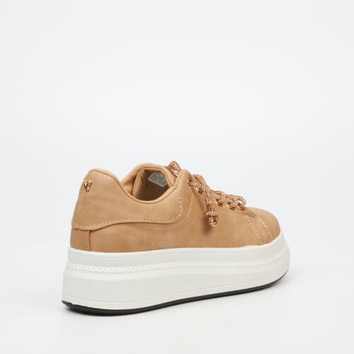 Butterfly Womens Senhora 15 Sneaker Taupe - Image 3