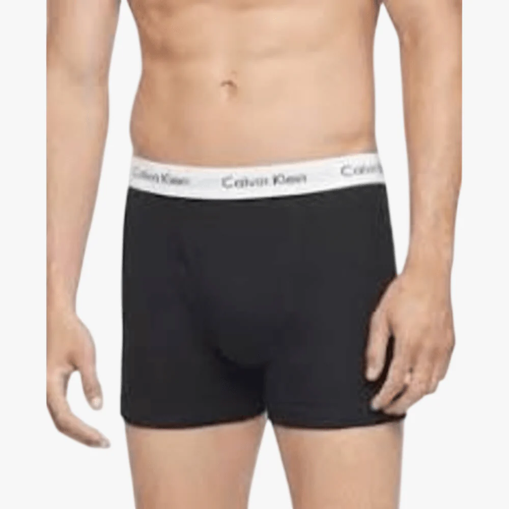 Calvin Klein Mens 3Pack Low Rise Trunks Black