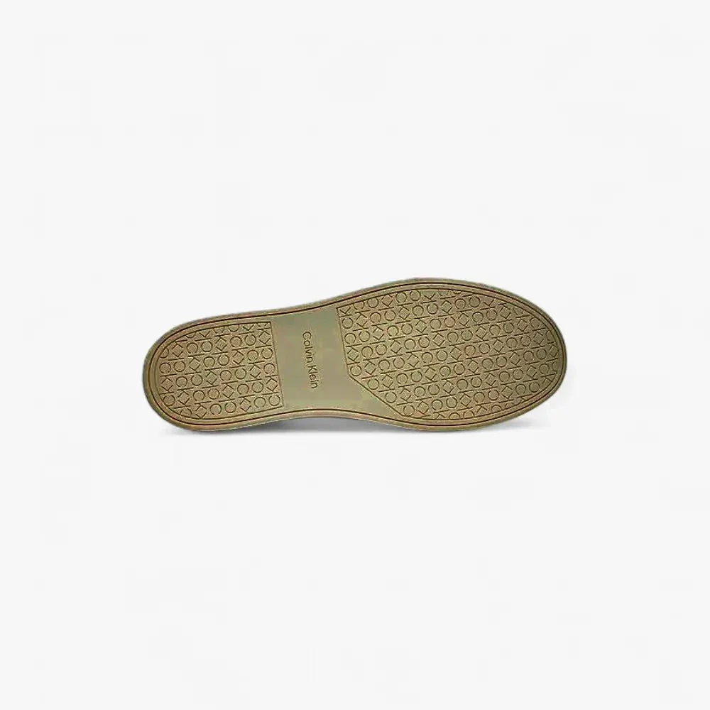 Calvin Klein Mens #Ck Ftw Low Top Lace Up Lth Sneaker Black White - Image 5