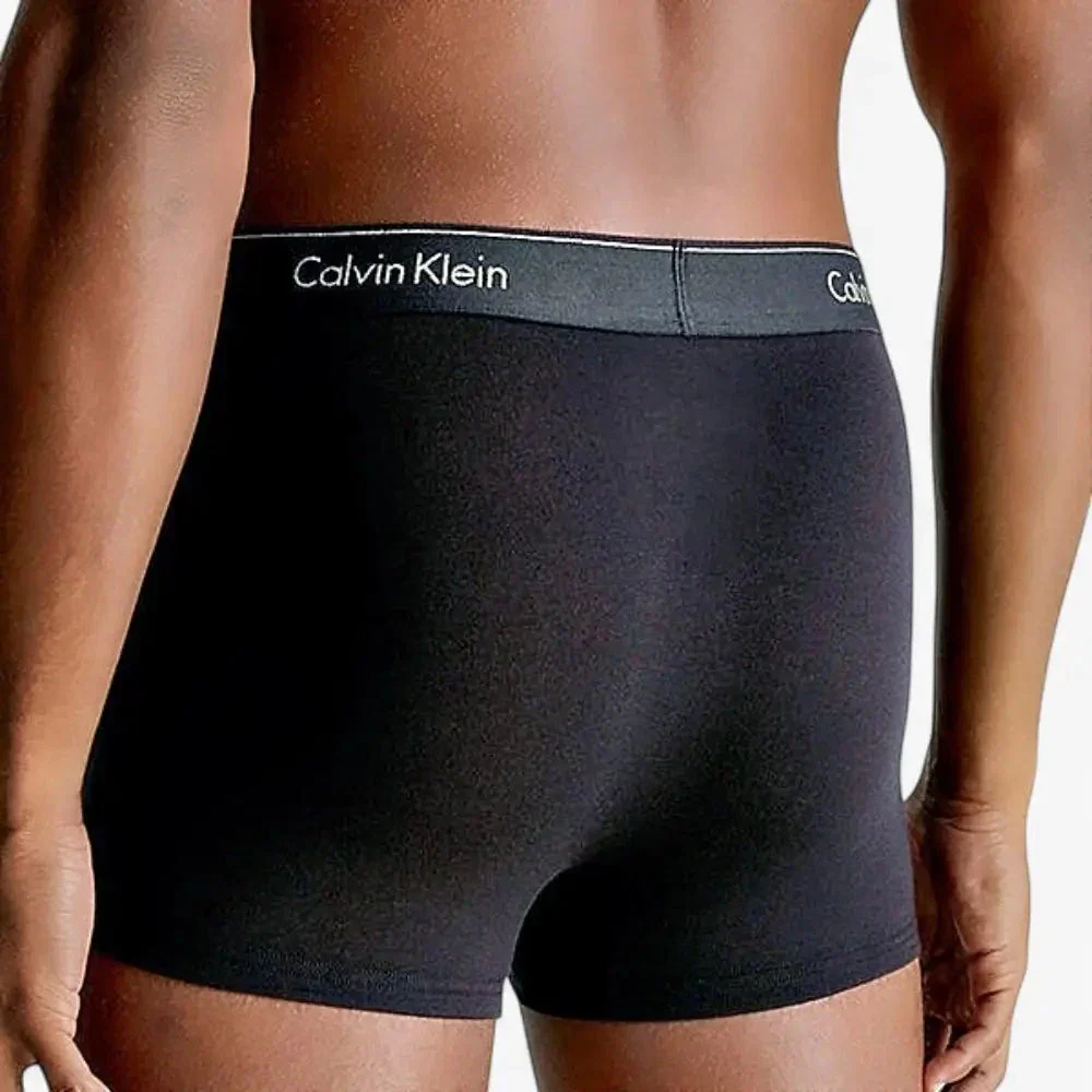 Calvin Klein Mens Cku Trunks 3 Pack Multi - Image 3