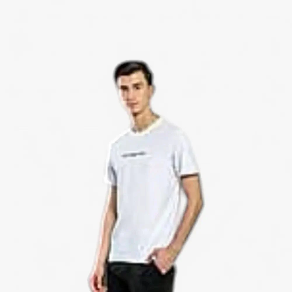 Calvin Klein Mens Mirrored Ck Logo Tee White - Image 3