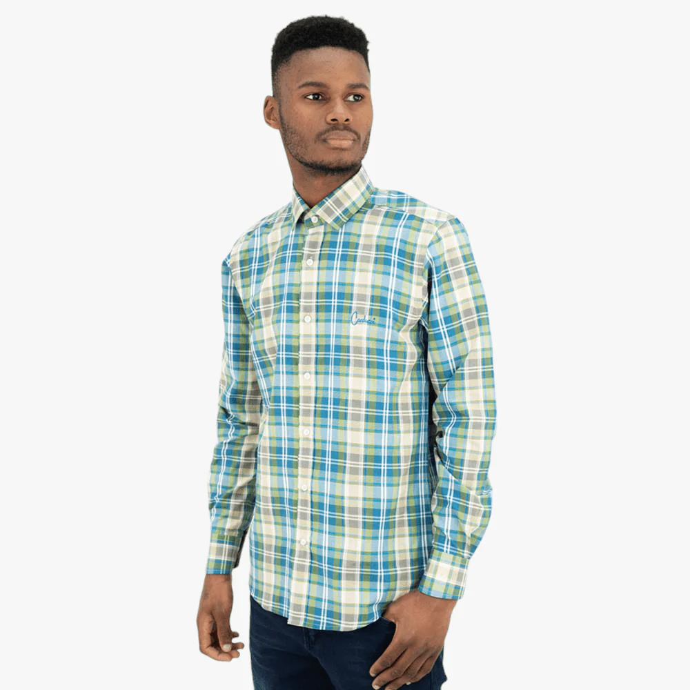 Carducci Mens Pirelli Formal Long Sleeve Shirt