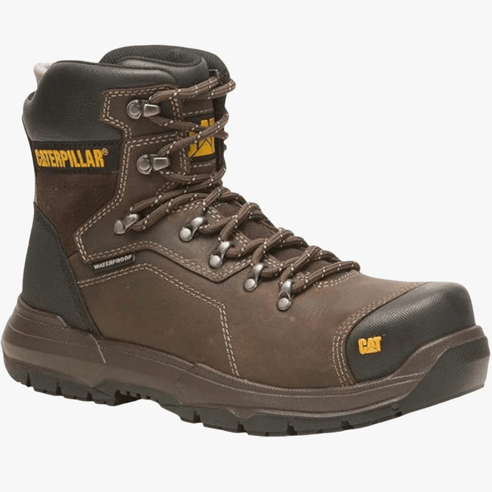 Caterpillar Mens Diagnostic 2.0 St S3 Wr Hro Sr / En/Steel Toe Boot Dark Coffee