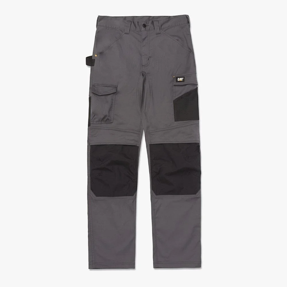Caterpillar Mens Essential Knee Pocket Stretch Cargo Pants Dark Shadow