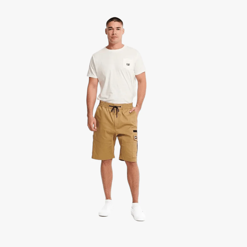 Caterpillar Mens Foundation Cargo Shorts Kelp