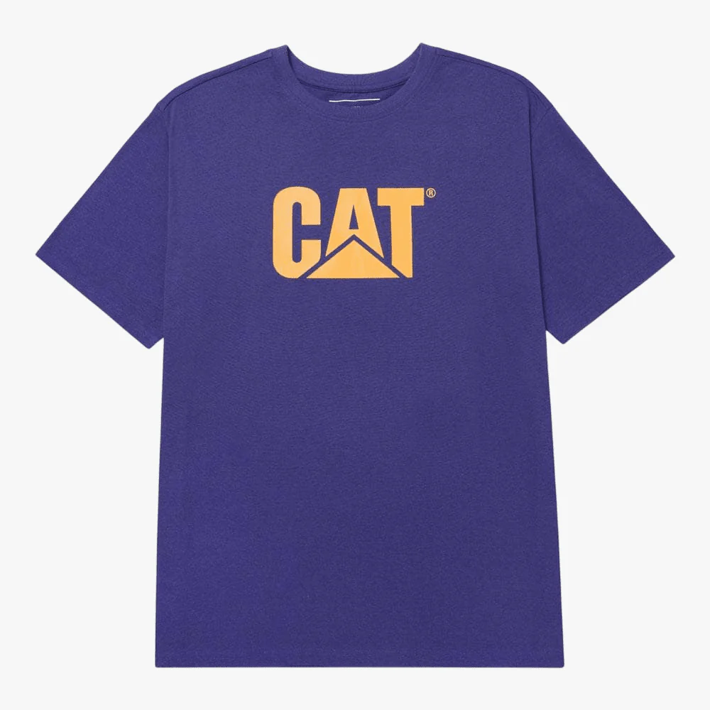 Caterpillar Mens Logo Short Sleeve Tee Future Yellow