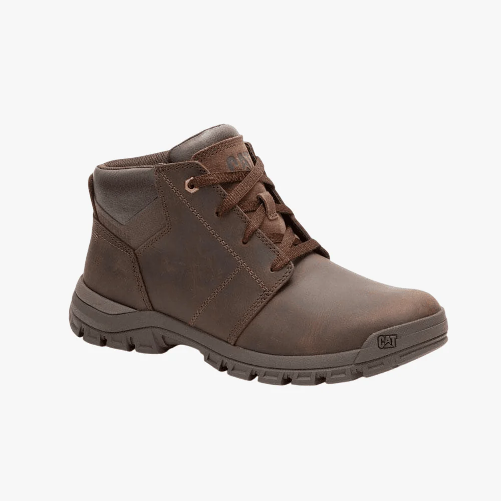 Caterpillar Mens Threshold Chukka Boot Dark Brown