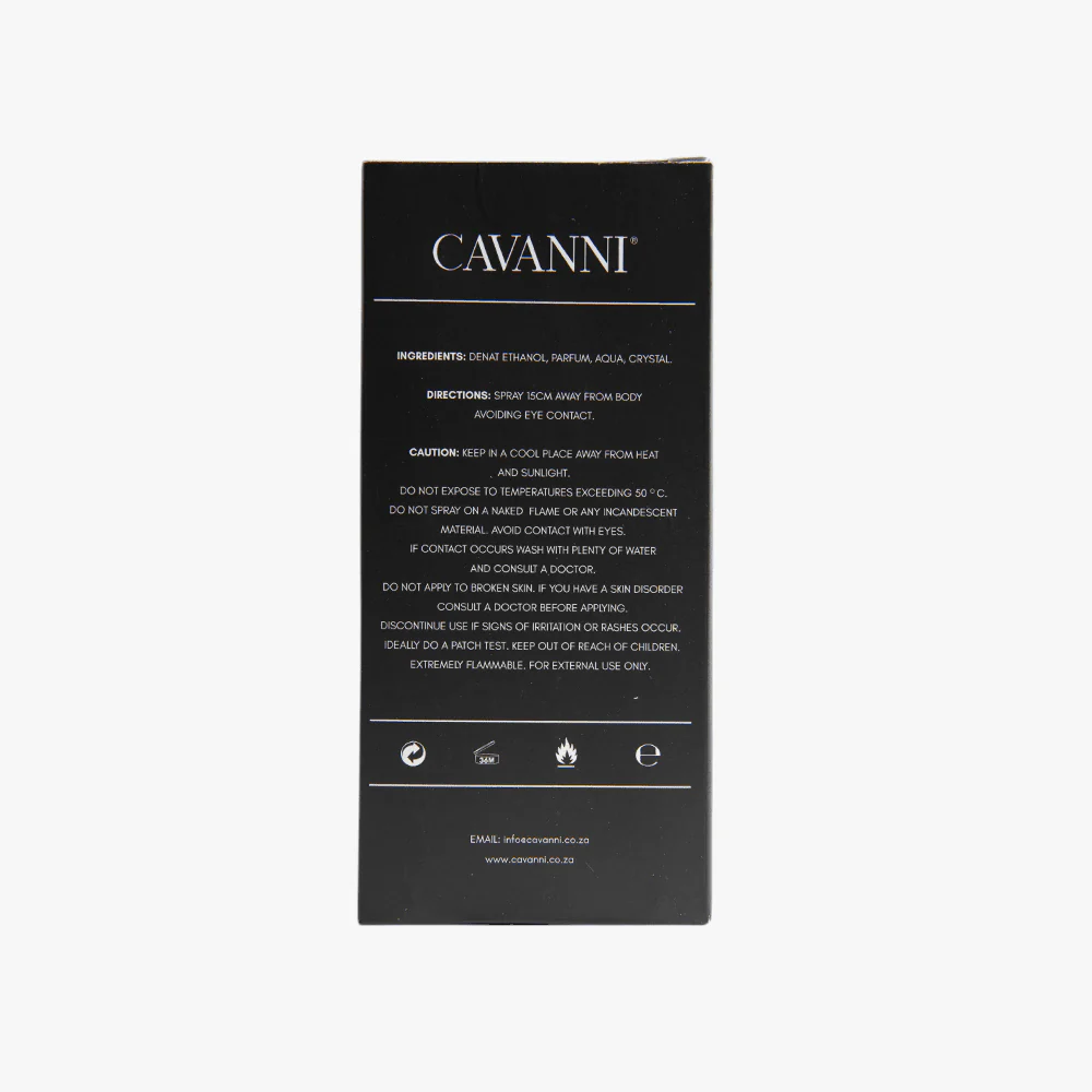 Cavanni Black Oud Perfume 60Ml - Image 5