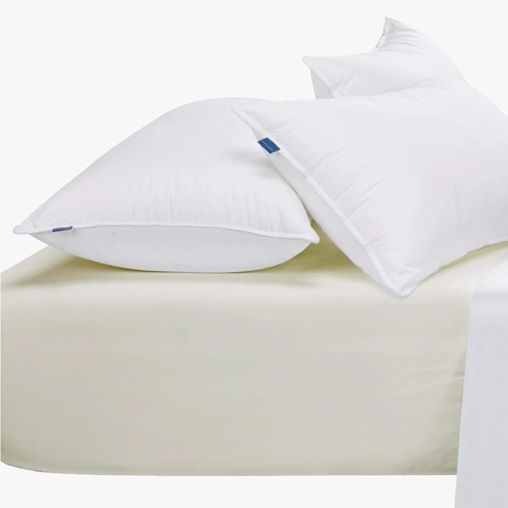 Cotton Co 400 Thread Queen Extra Fitted Sheet 152X200+40 Cream