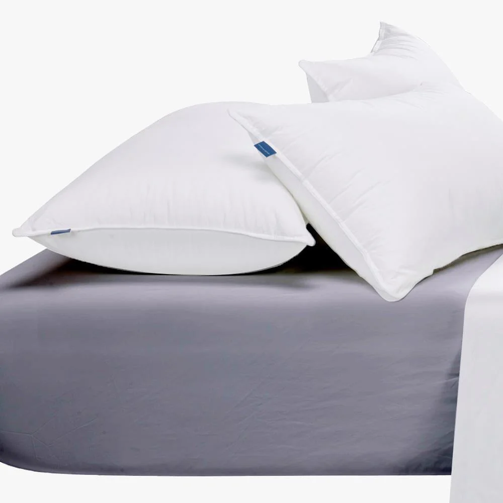 Cotton Co 400 Thread Queen Fitted Sheet 152X190+40 Grey