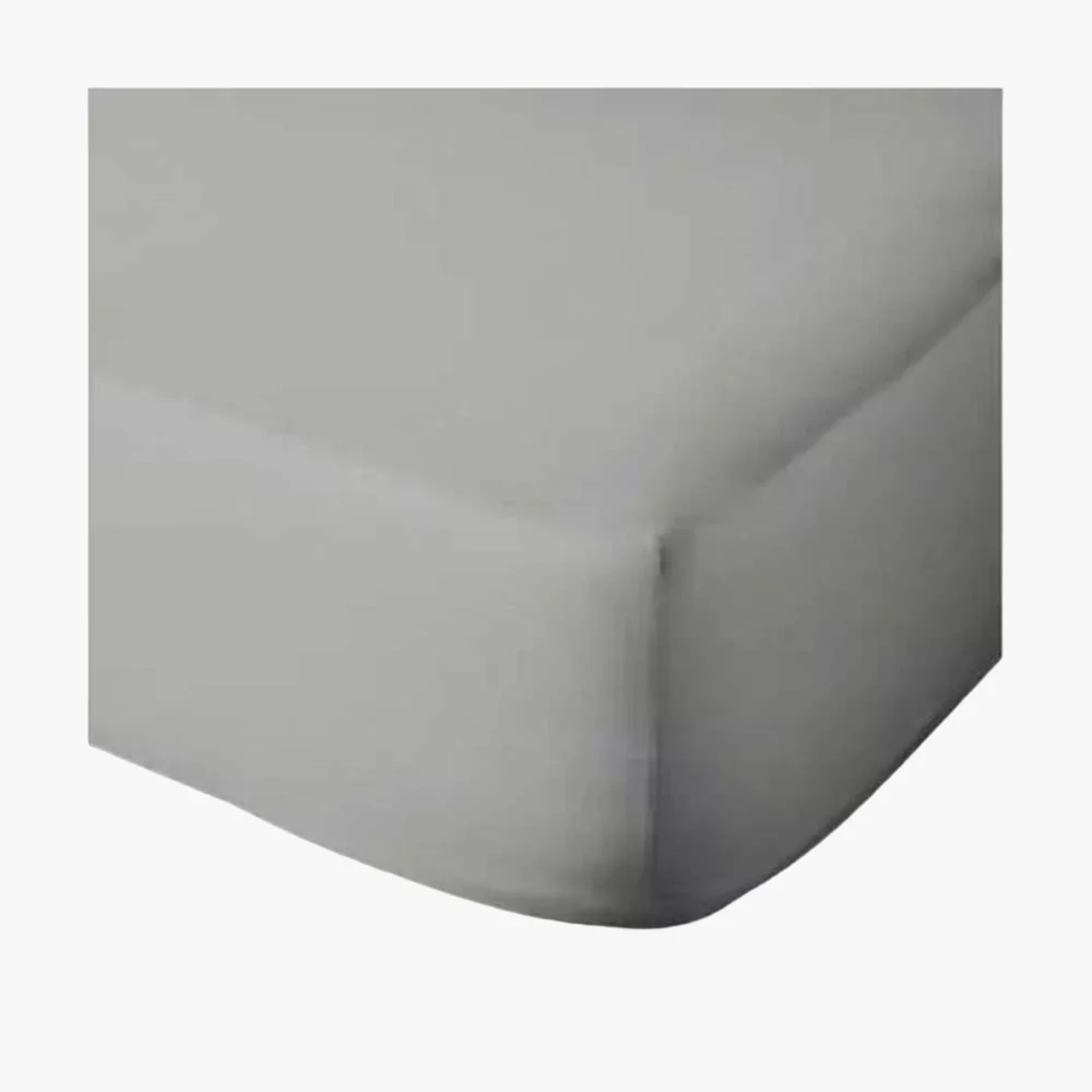 Cotton Co 400 Thread Super King Fitted Sheet 182X200+40 Silver