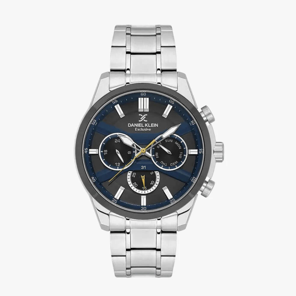 Daniel Klein Exclusive Blue Dial Multifunction Watch