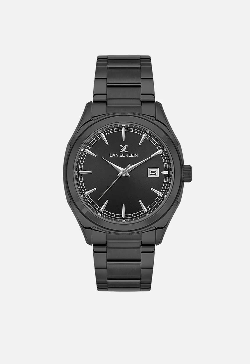 Daniel Klein Mens Exclusive Black Dial Watch