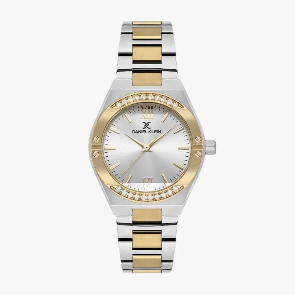 Daniel Klein Premium Silver Dial Analogue Watch