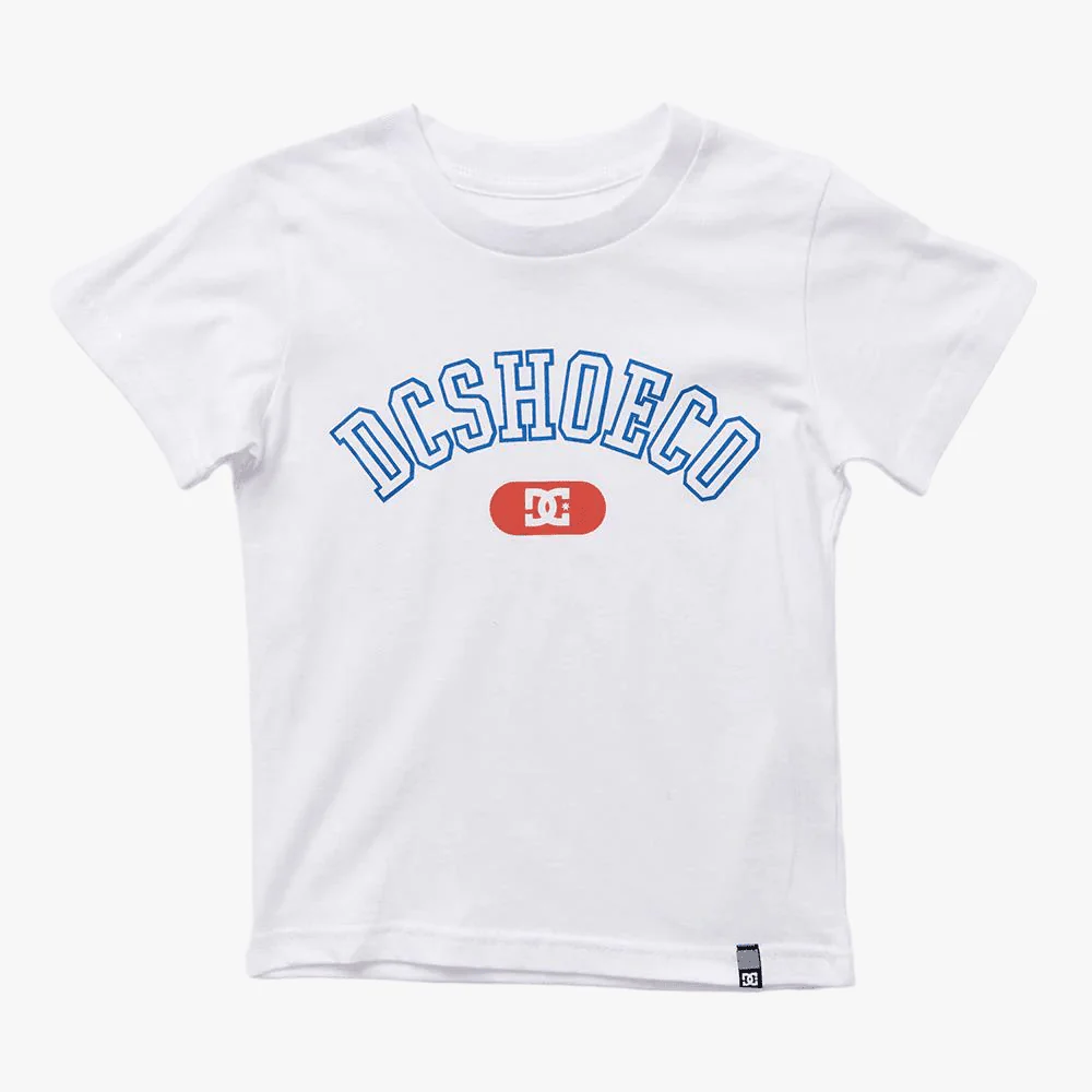 Dc Boys Archer Short Sleeve Tee White