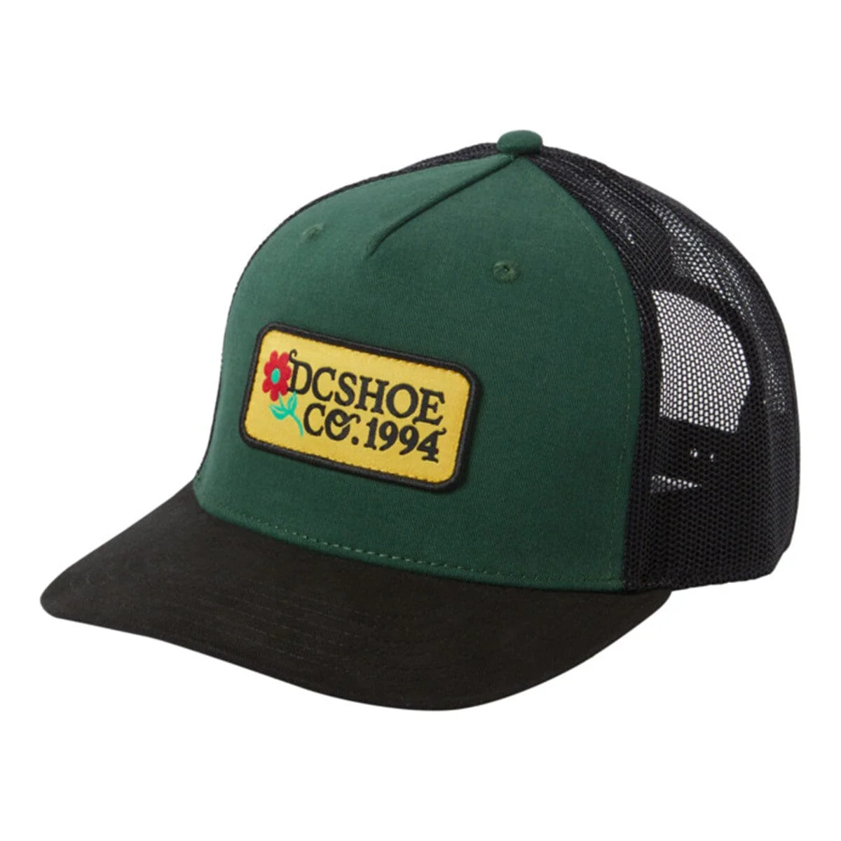 Dc Mens Bloomer Trucker Hat Green - Image 3