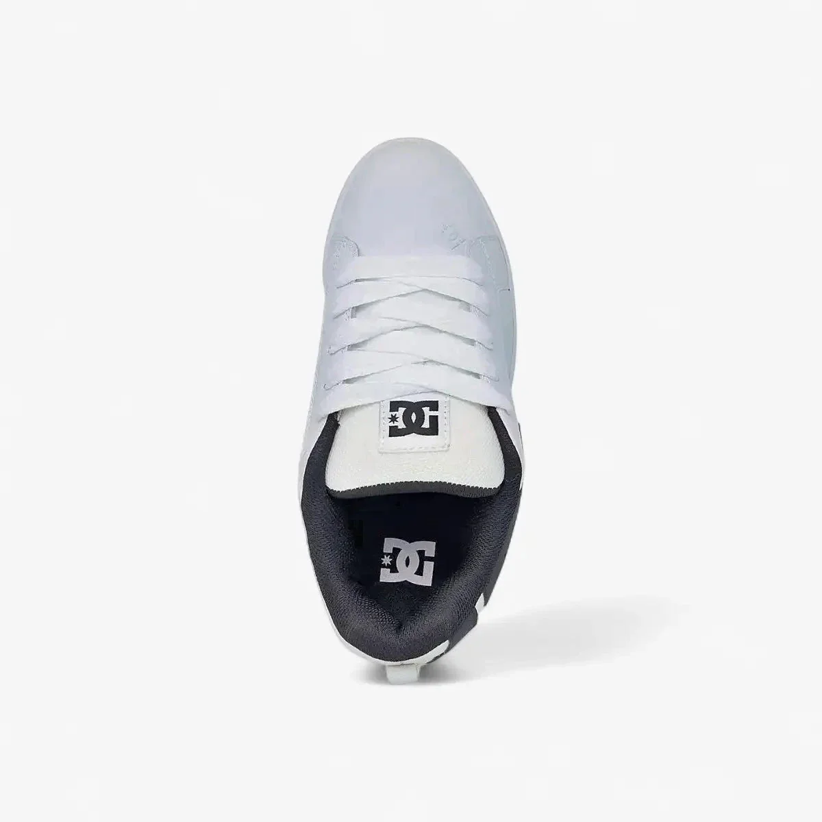 Dc Mens Court Graffik Sneaker White Black Black - Image 5