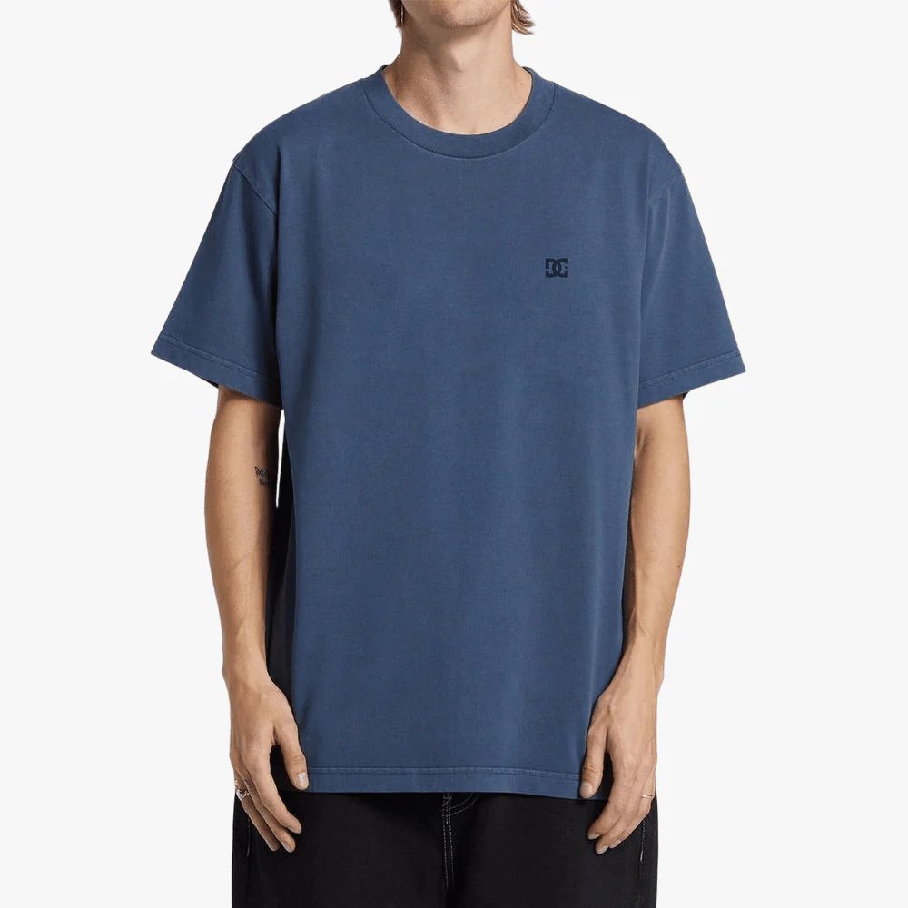 Dc Mens Essential Short Sleeve Tee Dress Blue