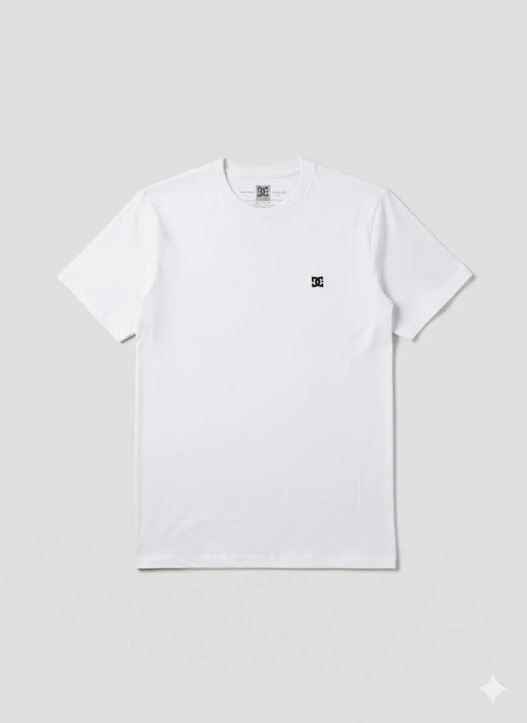 Dc Mens Essential Short Sleeve Tee White