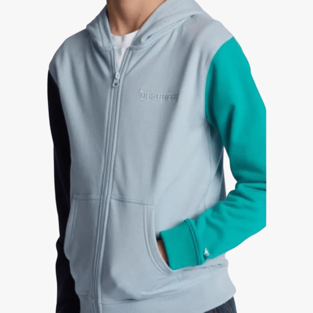 Dc Mens Riot Zip Up Hoodie Celestial Colorblock