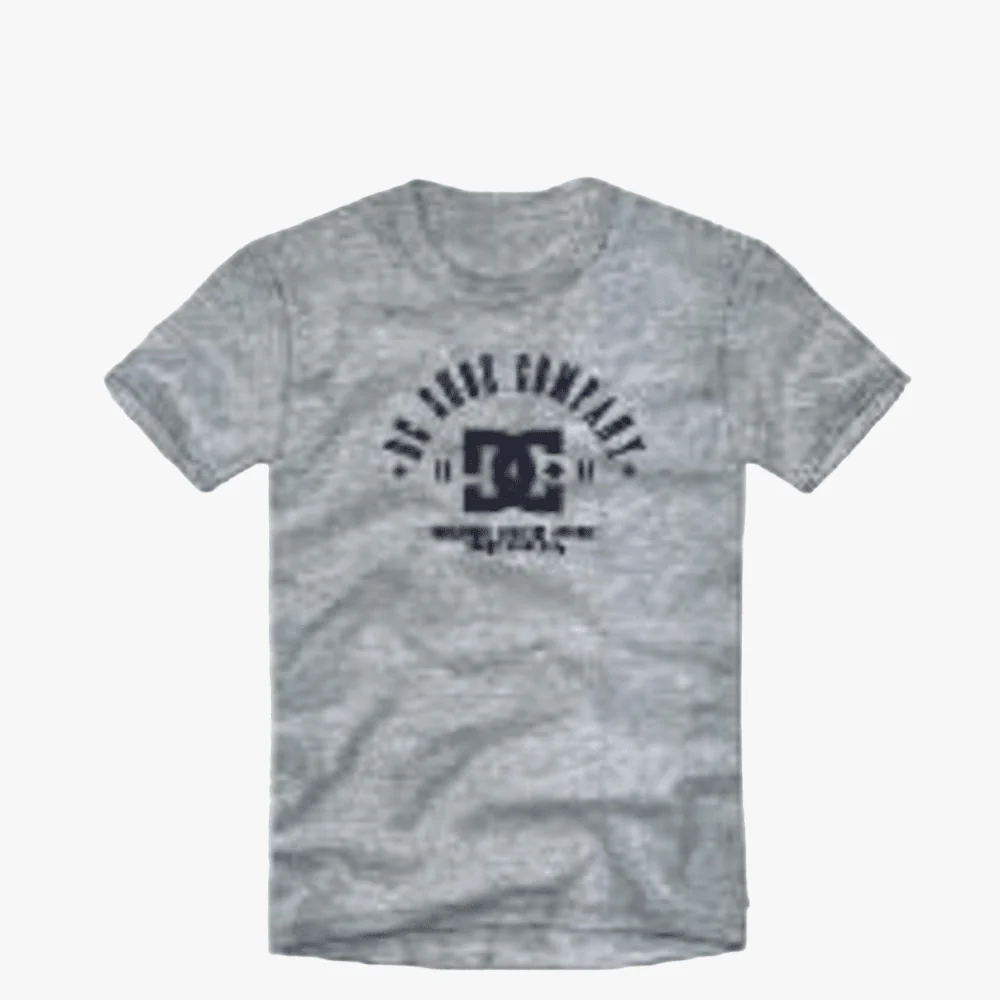 Dc Mens Session Short Sleeve Tee Grey Heather