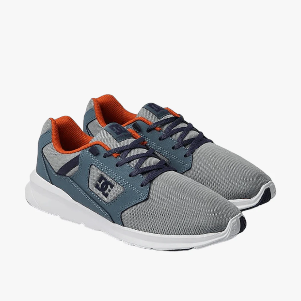 Dc Mens Skyline Sneaker Grey Blue Grey