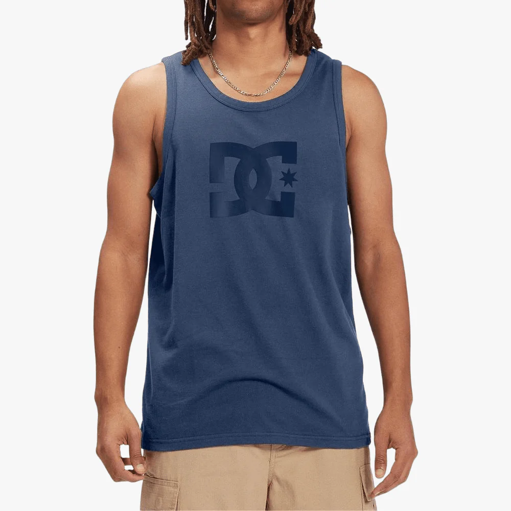 Dc Mens Star Tank Dress Blues