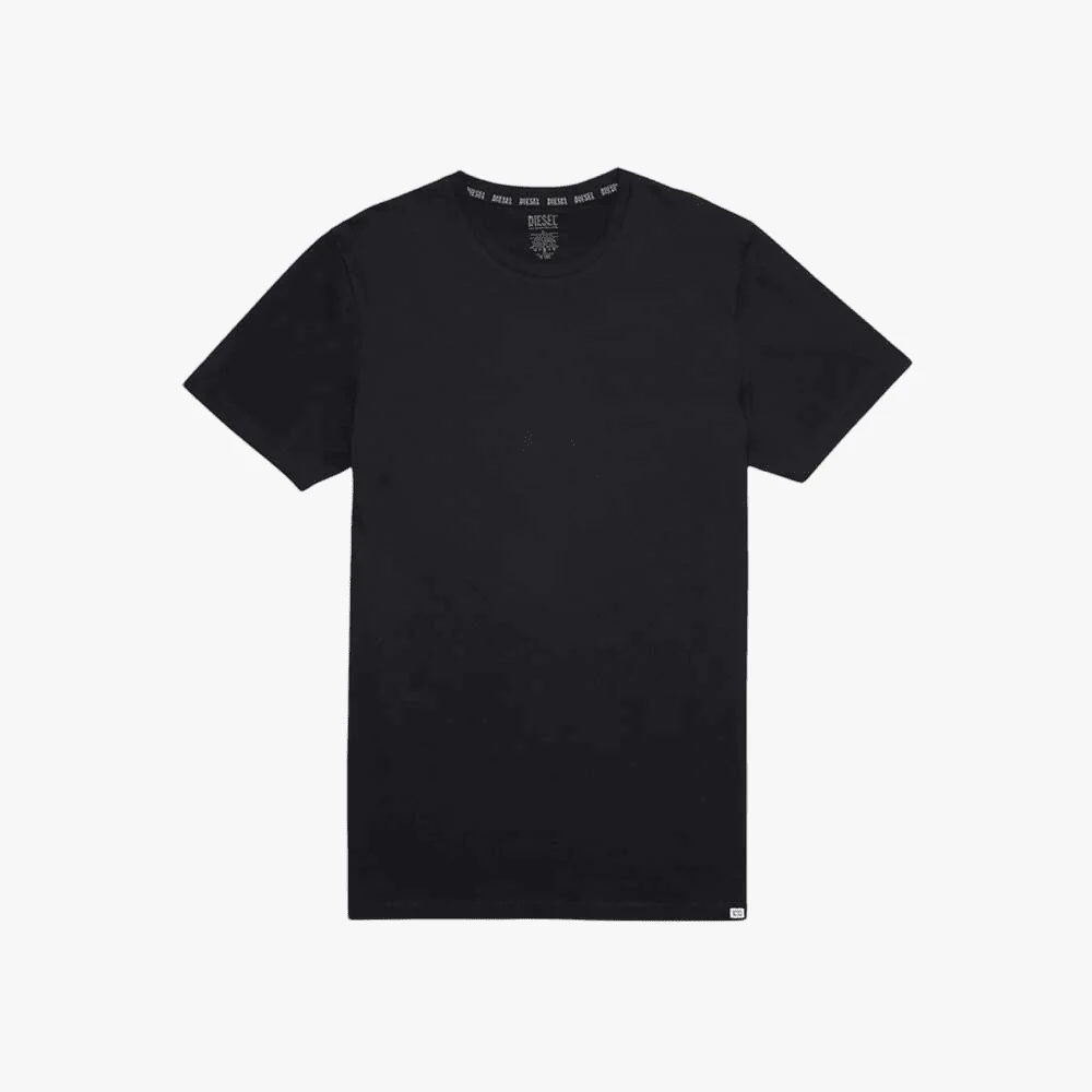 Diesel Mens Umtee Crew Neck Short Sleeve Tee Black