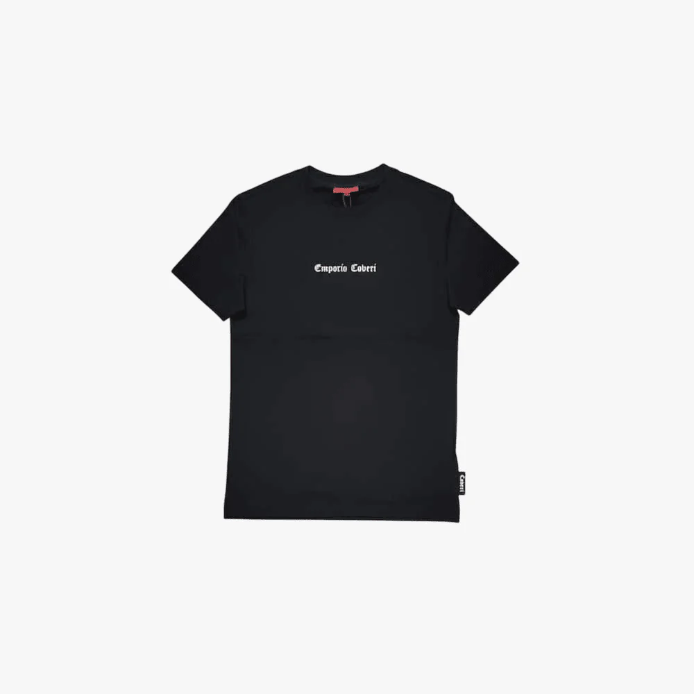 Enrico Coveri Mens Short Sleeve Tee Black